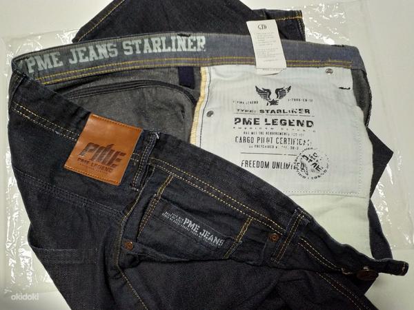 PME LEGEND Men's Jeans Blue Dark Denim wash W36 L34 (фото #5)