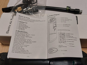 Veape elektrilise digitaalse rehvipump (8 foto / 10)