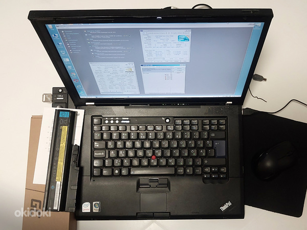 Lenovo IBM ThinkPad T61p плюс аксессуары (фото #1)
