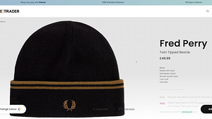 Fred Perry Merino Wool Beanie (6 foto / 6)