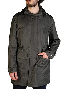 TOMMY HILFIGER Parka Rain Coat Packable Parka Dark Green 52 (9 foto / 10)