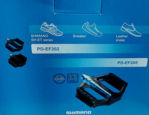 Shimano PD-EF202 Bike Flat Pedals + Reflector SM-PD69 (7 foto / 10)