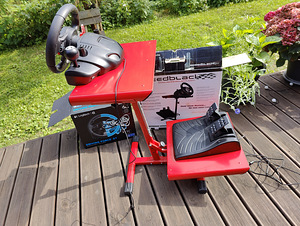 LOGITECH DRIVING FORCE GT rool + Speedblack roolihoidja (2 foto / 8)