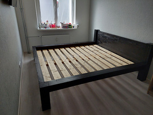 Tappidega täispuudust voodi 180x200 (2 foto / 5)
