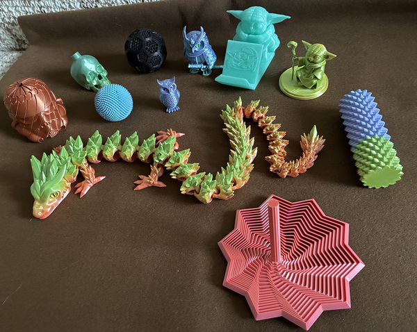 Игрушки, сделанные на 3D принтере