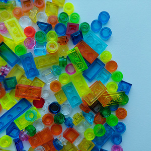 Lego erinevat värvi tulede komplekt - 200tk (3 foto / 4)
