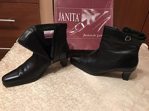 Janita väga heas korras nahast saapad r. 42 (2 foto / 2)