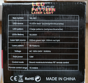 LED LASER efekt (2 foto / 3)