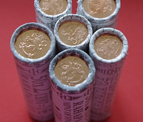 Soome 1, 2 eurosenti mündirullid, pangarullid 1999-2012