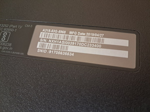 Acer Aspire 3 / A315-53G / i5 / 12gb / 128gb (10 фото из 10)