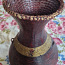 Деревянная напольная ваза (фото #1)