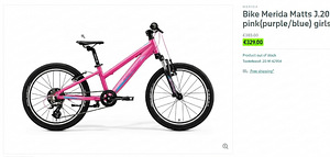 Bike Merida Matts J.20 pink (3 foto / 5)