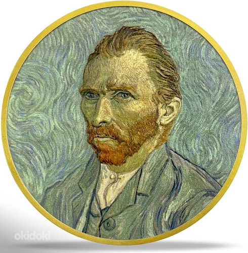 Van Gogh wheatfield münt