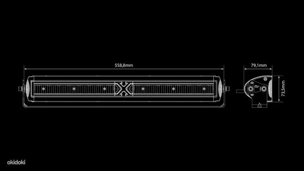 LED tuli, kaugtuli X-Vision Domibar X (foto #2)