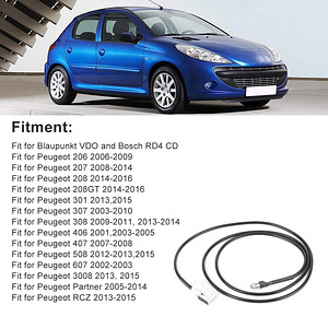 Peugeot 207, 307, 308, 407, 607 raadio AUX sisend adapter (2 foto / 2)