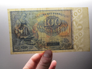 100 krooni 1935 a. (3 foto / 3)