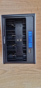 VARTA universaalne akulaadija.AA,AAA,C,D,9V,USB.