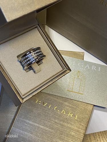 BVLGARI B.Zero 4-Band кольцо с бриллиантами, оригинал (фото #2)