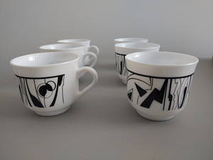 Arcopal vintage kohvitee komplekt aastast 1991. (6 foto / 9)