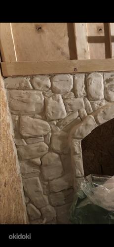 Декор стен под кирпич камень.Loft disain венецианская штукат (фото #4)