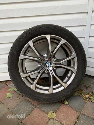 Оригинальные диски BMW 17 + ламельная шина (фото #1)