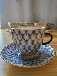 Lomonosov porcelain Cobalt võrk (3 foto / 4)