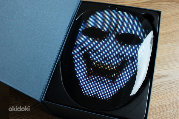 Цифровая светодиодная маска на Хэллоуин, RGB, Wi-Fi (фото #4)