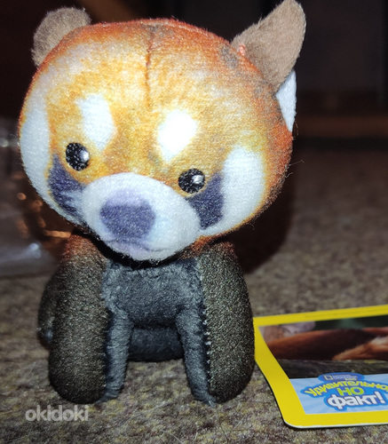 Новая маленькая красная панда игрушка плюшка Макдональдс (foto #1)