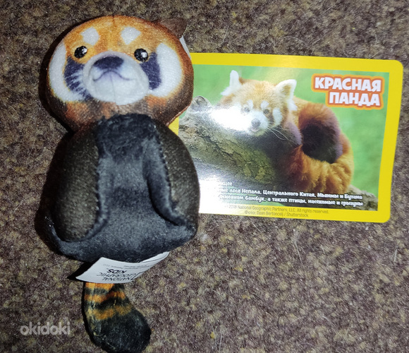 Новая маленькая красная панда игрушка плюшка Макдональдс (foto #2)