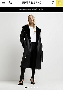 River Island polsterdatud mantel (2 foto / 2)