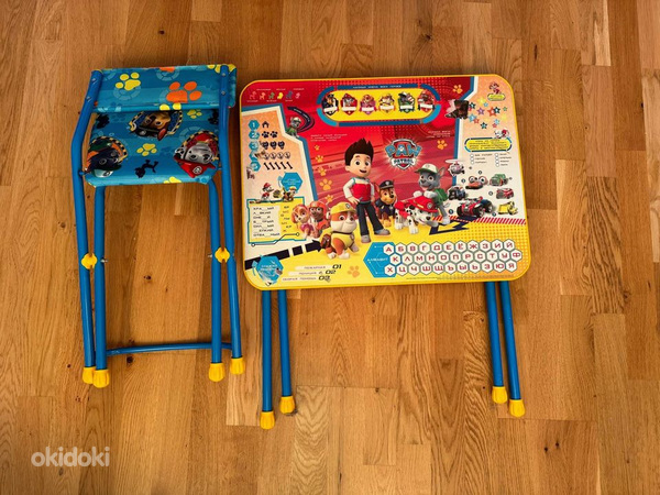 Laste laud ja tool (kokkupandavad) (foto #1)