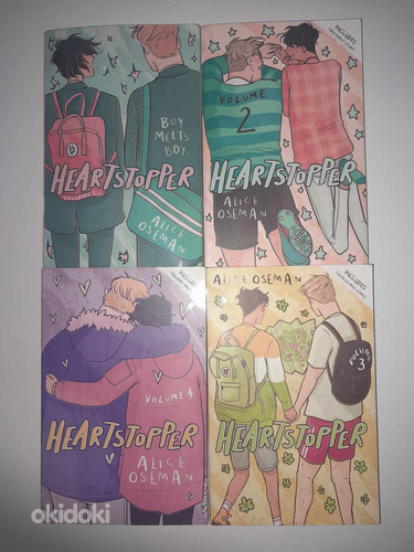 Heartstopper, серия книг для молодежи, первые 4 части (фото #1)