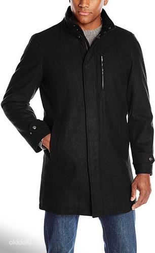 Новое шерстяное пальто на молнии спереди с застежкой (фото #1)