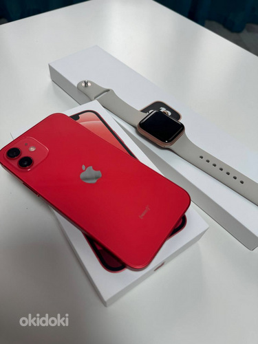 Apple iPhone 12 64gb, красный. (фото #5)