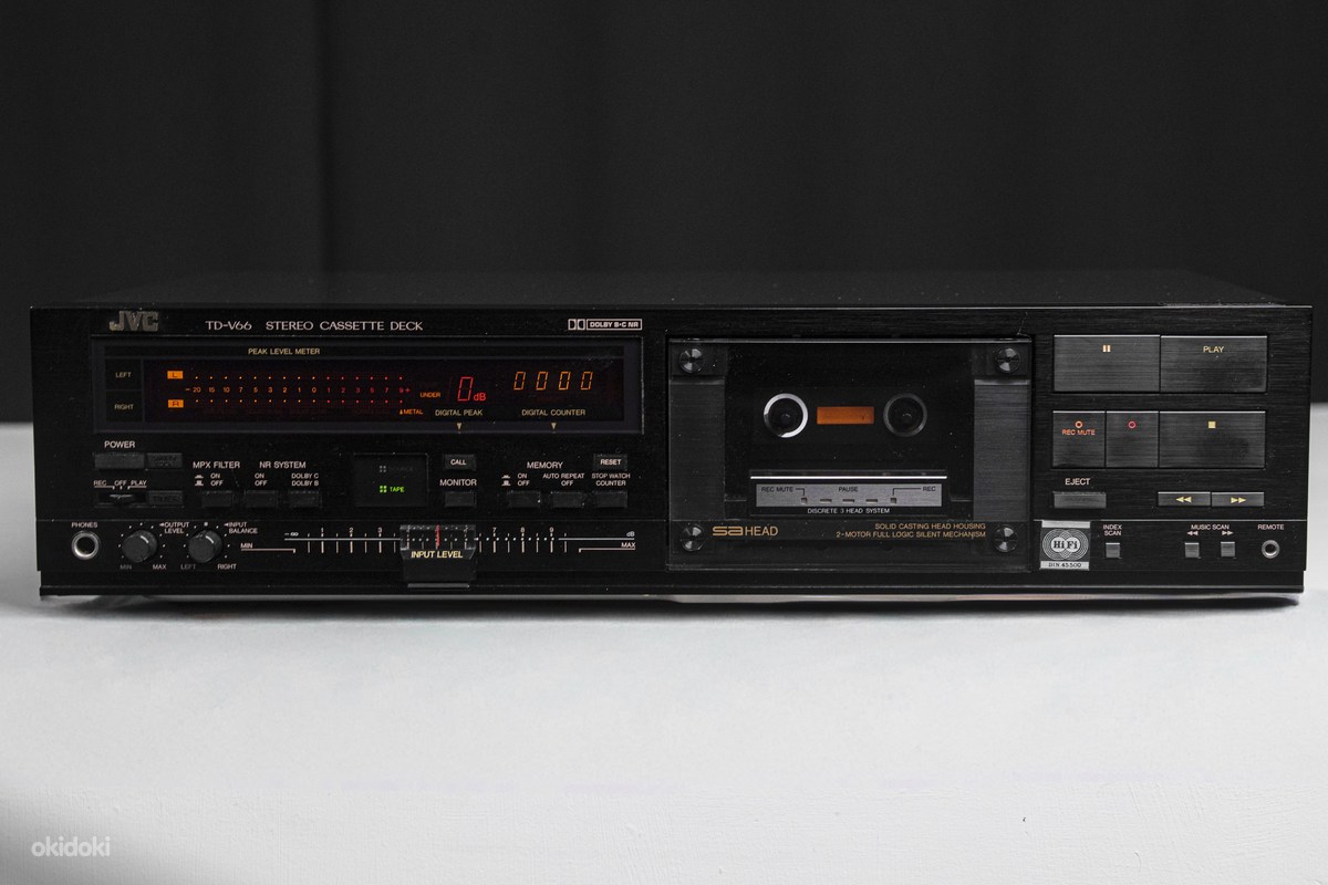 JVC TD-V66J (3 Head Cassette Deck) - Tallinn, Kassettdekid – okidoki