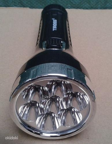 Ручной фонарик аккумуляторный, 7 led-лампочек (фото #1)