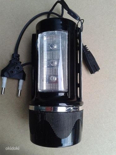 Ручной фонарик аккумуляторный, 7 led-лампочек (фото #2)