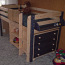 Кровати б/у двухъярусные 90×200 + детская мебель. (фото #3)