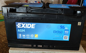 Аккумулятор AGM EXIDE Start-Stop AGM EK960 96 Ач 850 А (4 фото из 4)