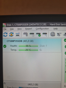 Crucial P3 500GB 3D NAND NVMe PCIe M.2 SSD (6 foto / 7)