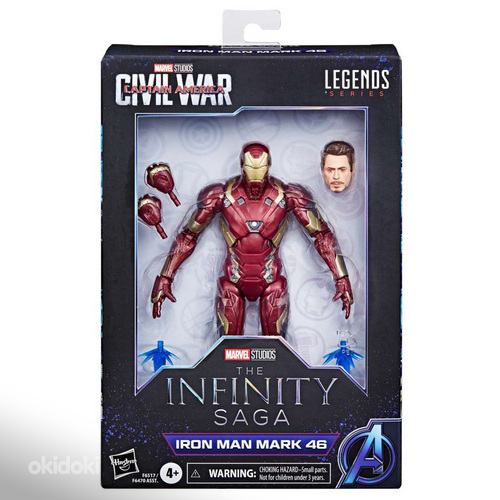 Marvel Legends - Iron Man Figuur Mark 46 (фото #1)