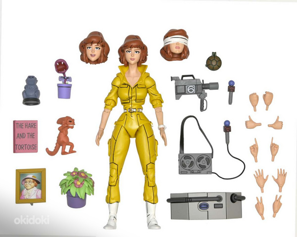 NECA TMNT Teenage Mutant Ninja Turtles Cartoon April O'Neil