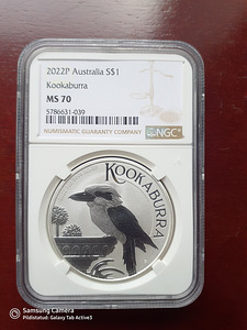 Elizabeth kookaburra NGC MS 70 9999 HÕBEMÜNT (1 foto / 2)