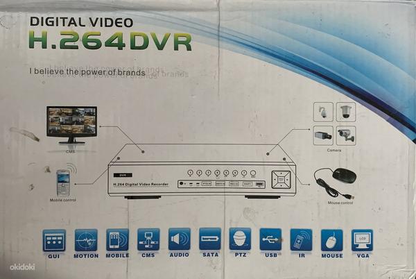 8 Channel H.264 D1 RS485 PTZ CCTV DVR Recorder (foto #2)