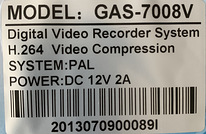 8 Channel H.264 D1 RS485 PTZ CCTV DVR Recorder