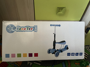 Tõukeratas Scooter kolmerattaline 3 on 1 (1 foto / 9)