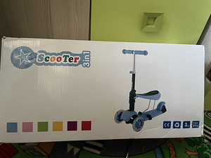 Tõukeratas Scooter kolmerattaline 3 on 1 (2 foto / 9)
