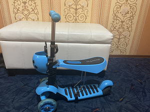 Tõukeratas Scooter kolmerattaline 3 on 1 (7 foto / 9)