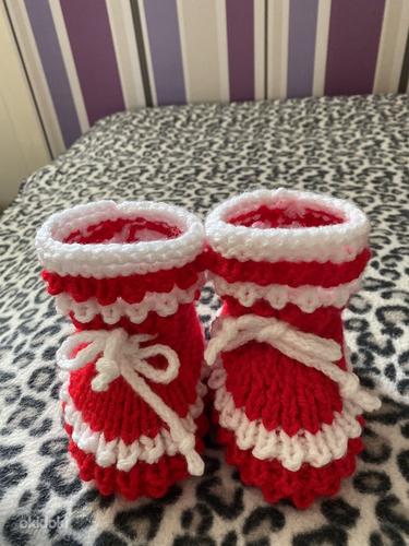 Uus sokid-papud !!! Socks for Baby Girl 6+ months (Hand made (foto #6)