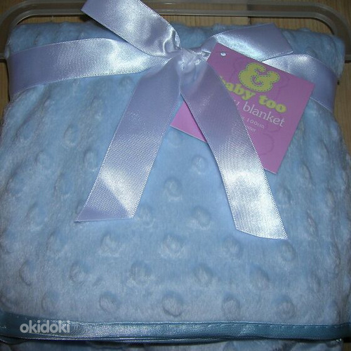 Uus !!! Spotty Blanket for Boy 0+months Baby Too (foto #1)